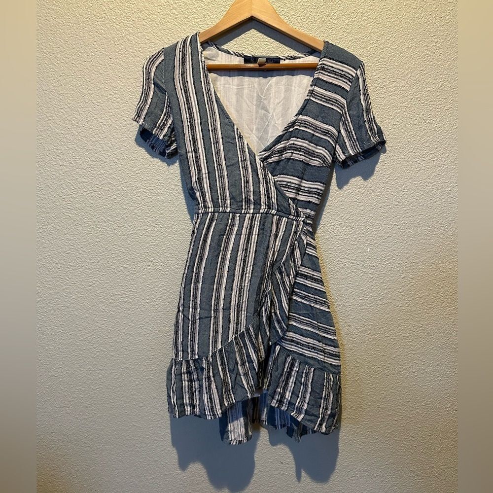 Blue Rain Blue Wrapped Women’s Dress Size S